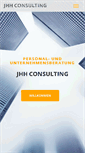 Mobile Screenshot of jhh-consulting.de
