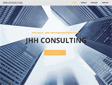 Tablet Screenshot of jhh-consulting.de